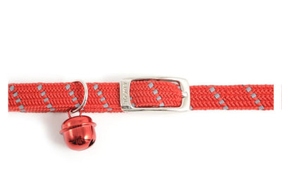 Ancol Safety Elastic Cat Collar Softweave Red